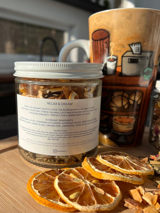 Relax & Dream Anti-Stress Organic Loose Tea Blend