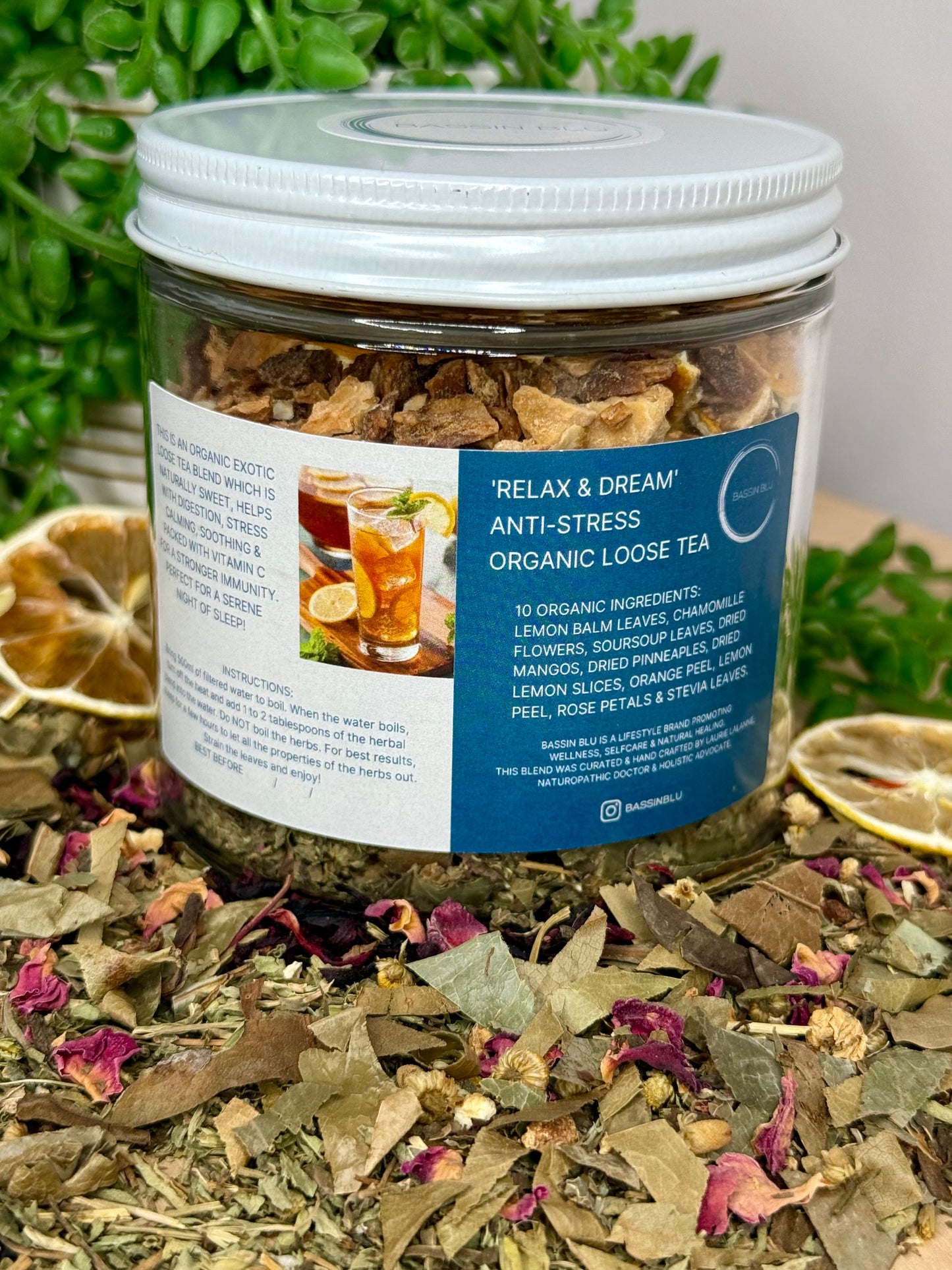 Relax & Dream Anti-Stress Organic Loose Tea Blend