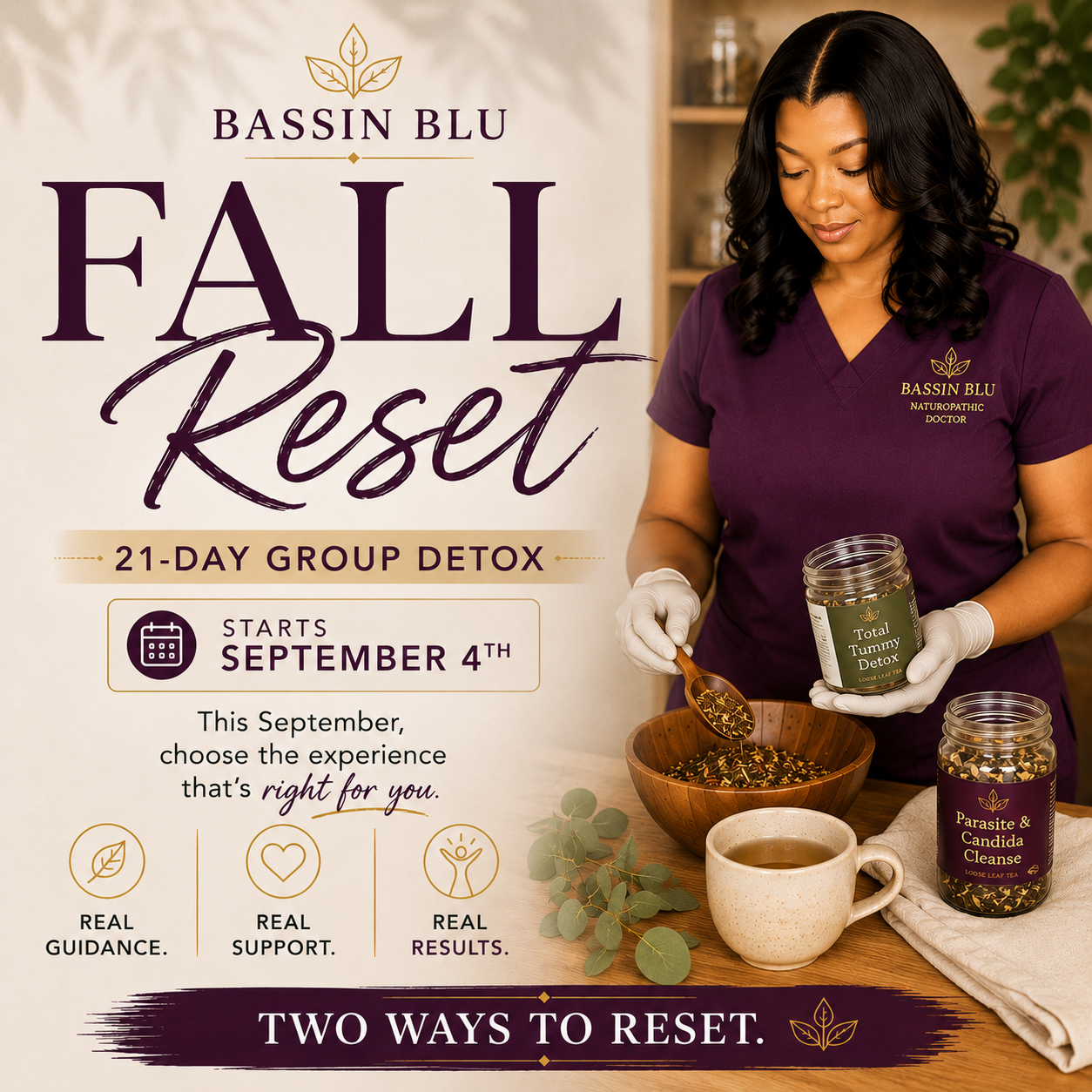 FALL RESET 21 day Group Detox Bundle